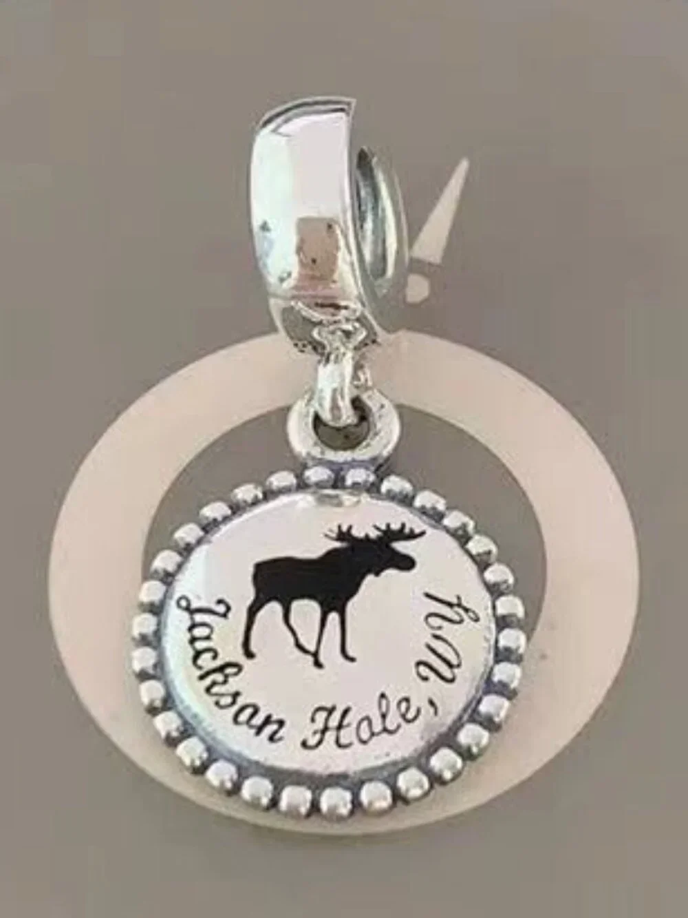 Pandora Jackson Hole.WY Charm Travel Moose JH Charm S925 ale